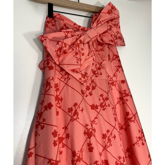 Anthropologie Hutch Pink Floral Bow-Tie Maxi Dress NWT Size 10 Wedding Guest - Picture 12 of 14